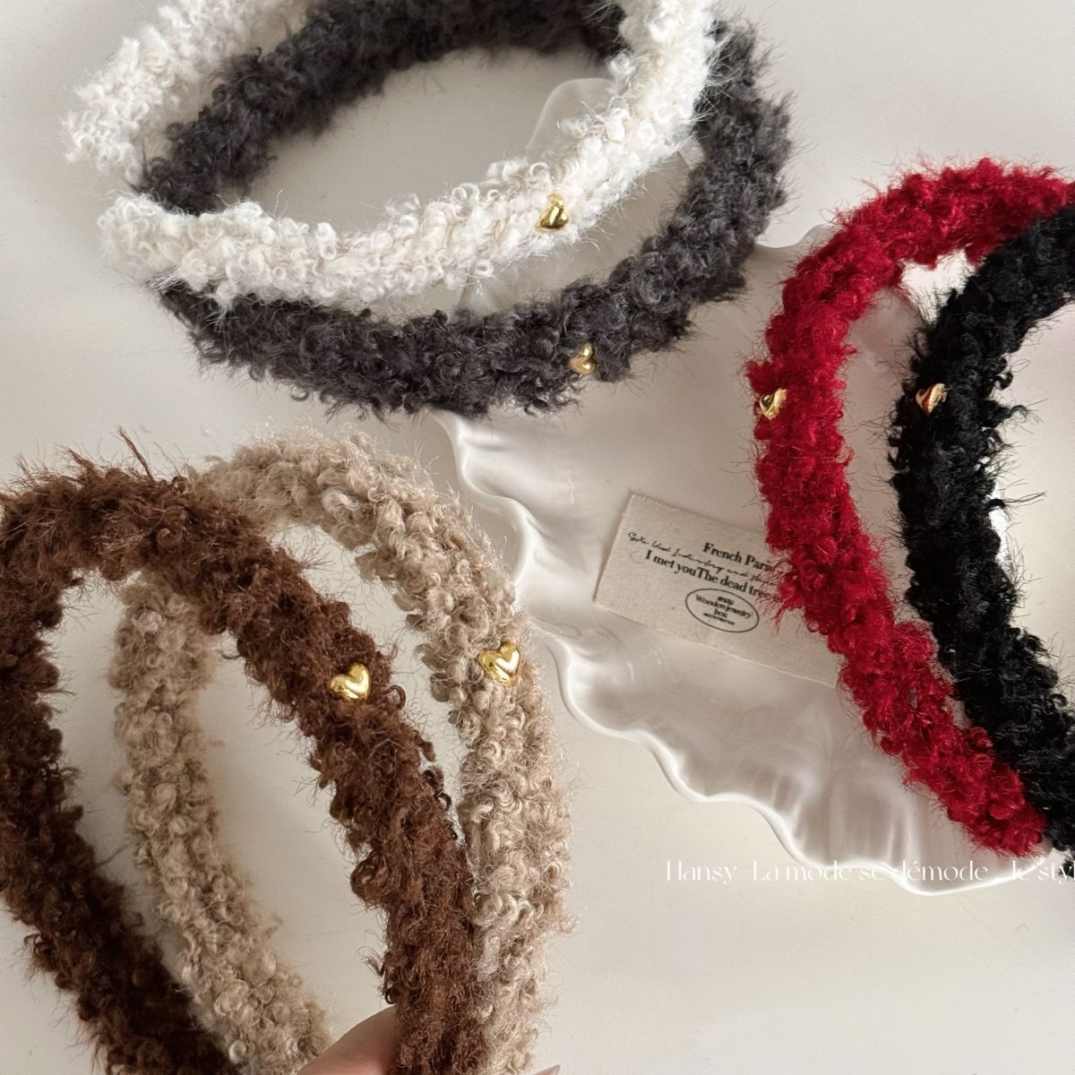 Winter Headband Fleece - الشتاء الصوف أفخم Headbands الرجعية الصوفية
