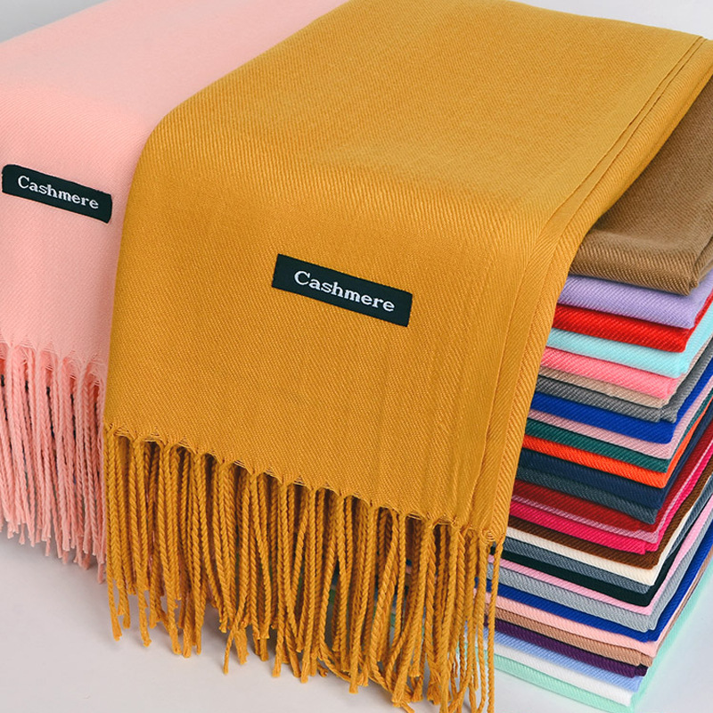 Shawl Wrap Winter - متعددة الأغراض تقليد الكشمير وشاح نحى