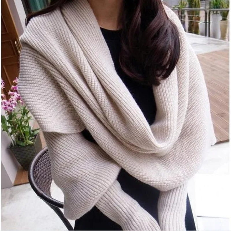 Wool Scarf Men - SupSindy وشاح نسائي شتوي أوروبا والأوشحة