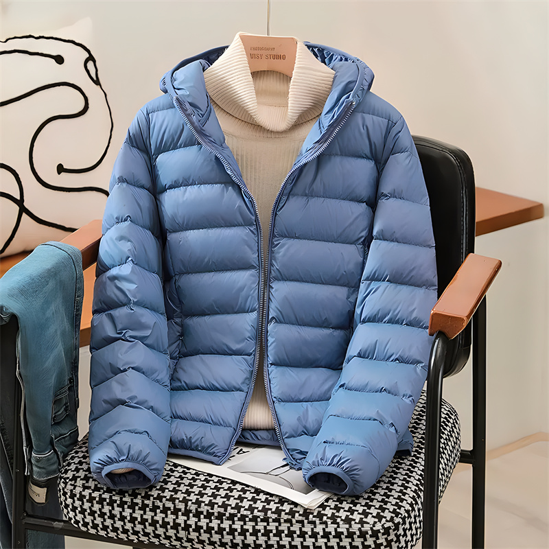 Down Jacket Packable - المرأة مقنعين الكورية سليم البخاخ السترات