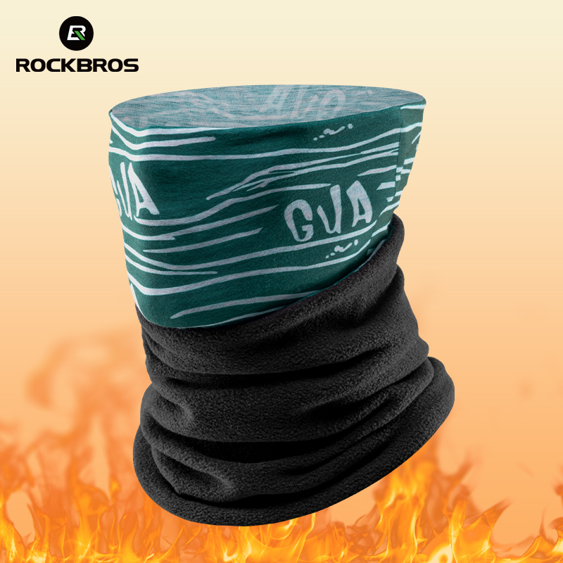 Balaclava Ski Mask - ROCKBROS شتاء دافئ الصوف بالاكلافا الدراجات