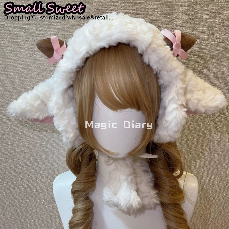 Winter Headband Fleece - قبعة شتوية نسائية بتصميم Y2K للفتيات،