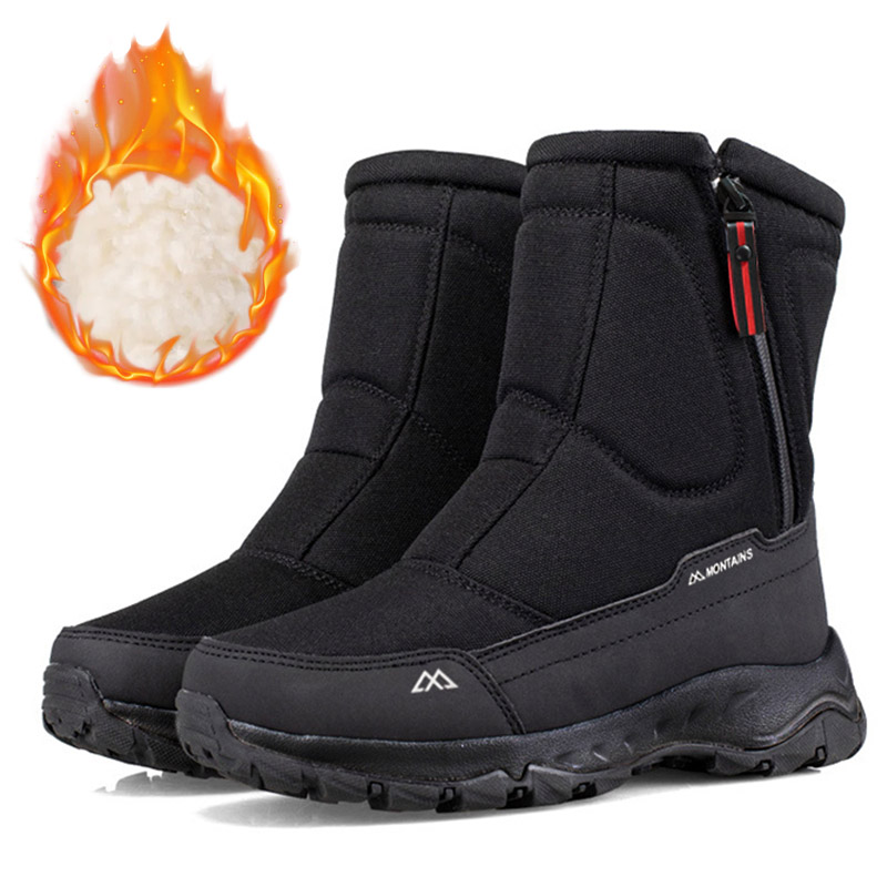 Waterproof Winter Boot - أحذية رجالية شتوية مقاومة للماء معزولة