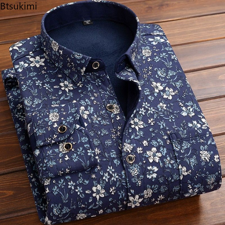 Flannel Shirt Lined - الفانيلا الرجال قميص 2026 الخريف الشتاء
