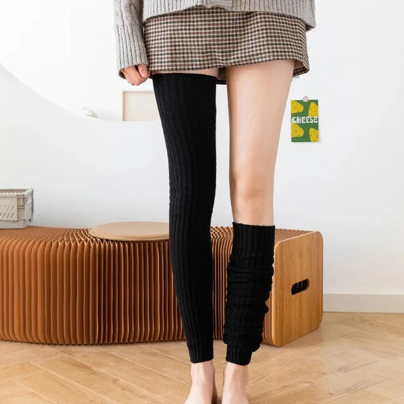 Thermal Sock Wool - المرأة فوق الركبة الجوارب الحرارية ،