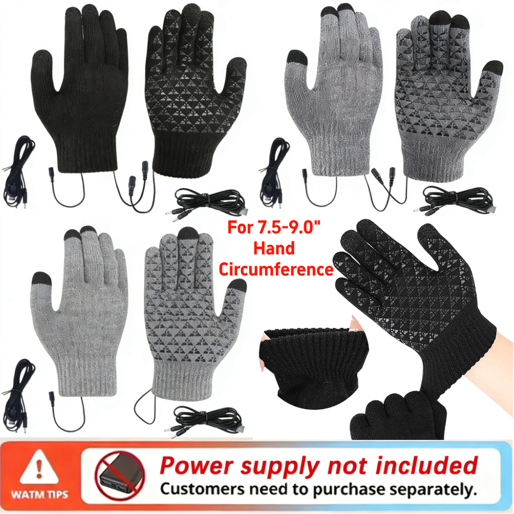 Touch Screen Gloves - 5-1Pairs USB ساخنة قفازات محبوكة قفازات