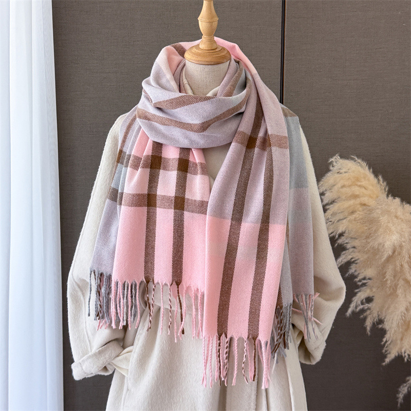 وشاح نسائي منقوش اسكتلندي يشبه - مراجعة Cashmere Pashmina Wrap وسعره