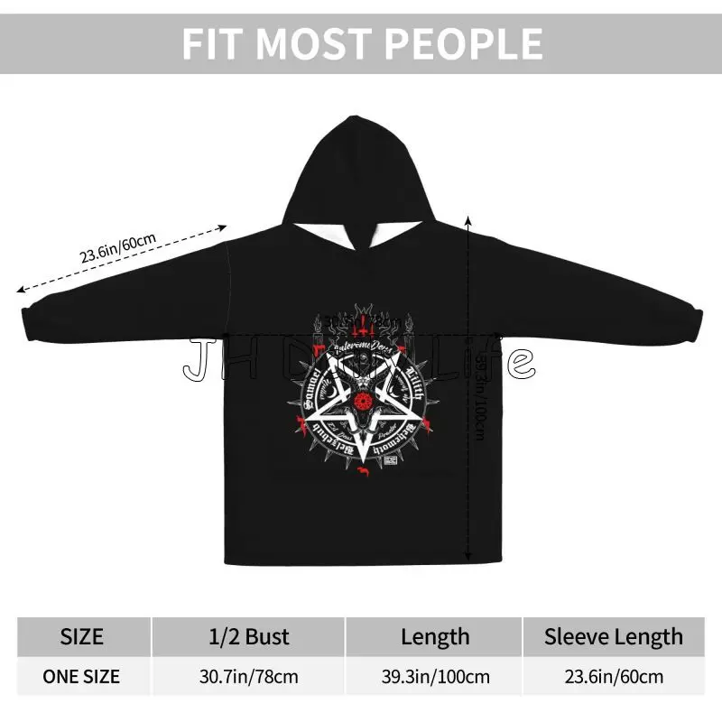 أسود الشيطان الجمجمة الميت رئي - مراجعة Sherpa Hoodie Fleece وسعره