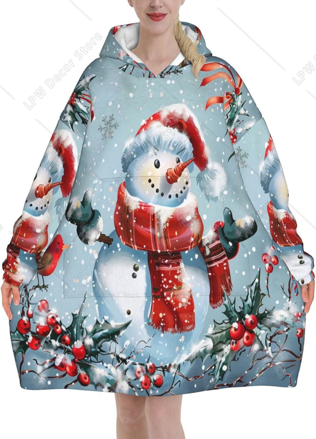 بطانية هودي شيربا دافئة ومريحة - مراجعة Sherpa Hoodie Fleece وسعره