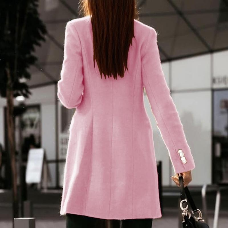 652F معاطف صوف نسائية لخريف وش - مراجعة Wool Coat Peacoat وسعره