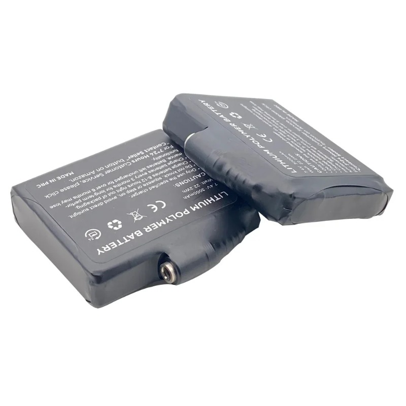 2-8 قطعة ليثيوم بوليمر 7.4 فول - مراجعة Heated Vest Battery وسعره