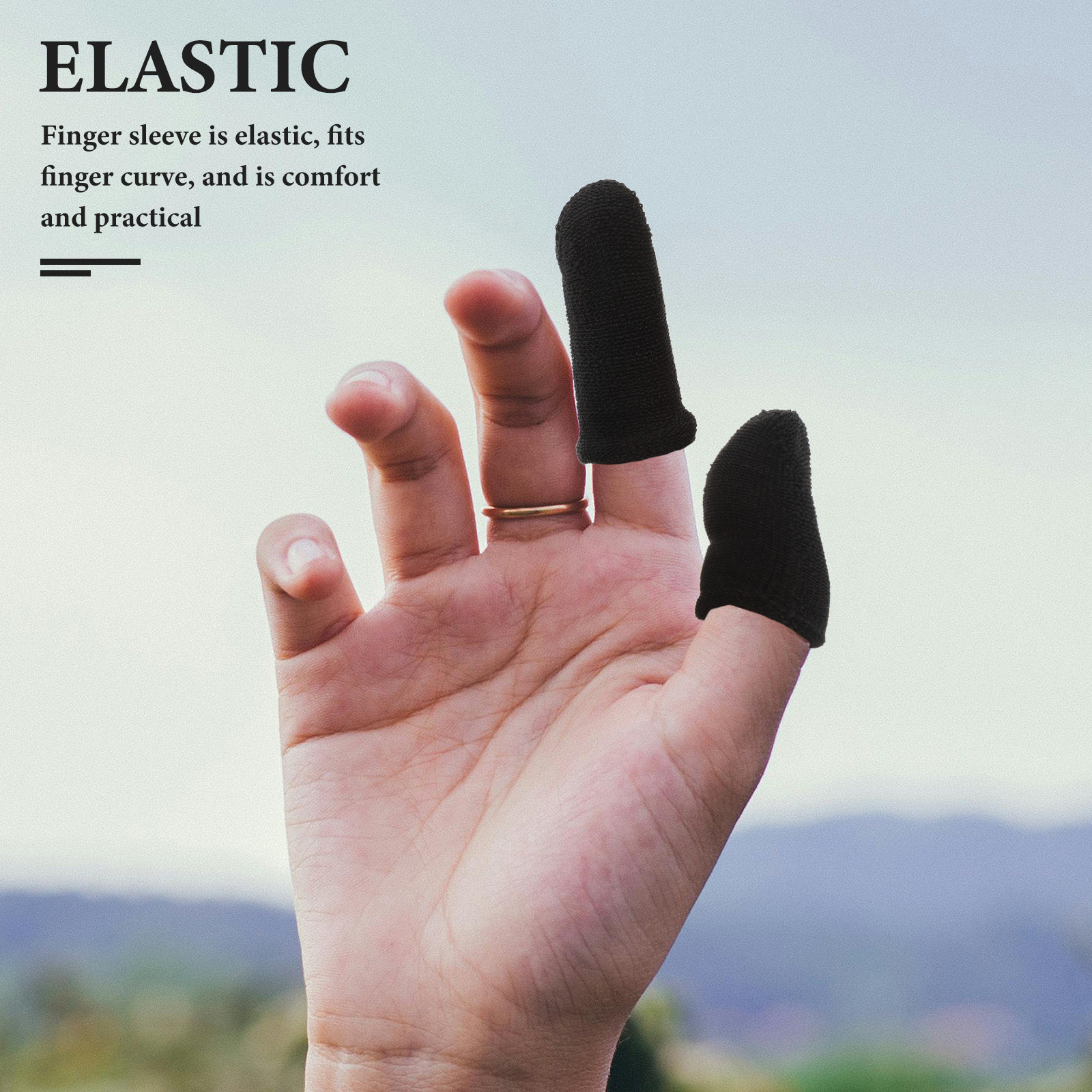 10 قطع من أغطية الأصابع المرنة - مراجعة Touch Screen Gloves وسعره