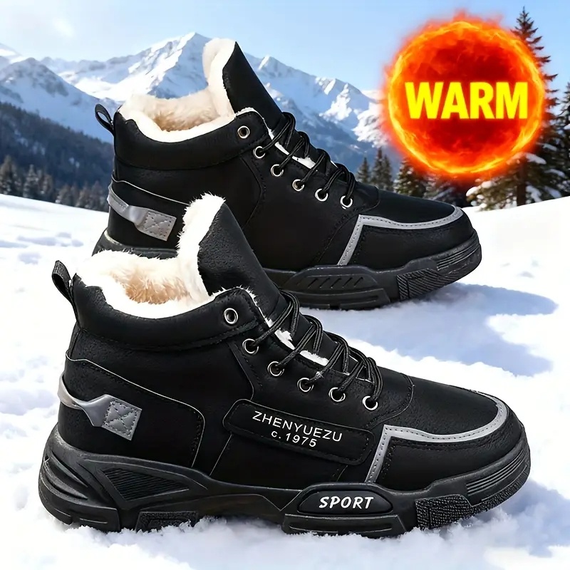 أحذية رجالية شتوية عالية الرقب - مراجعة Waterproof Winter Boot وسعره
