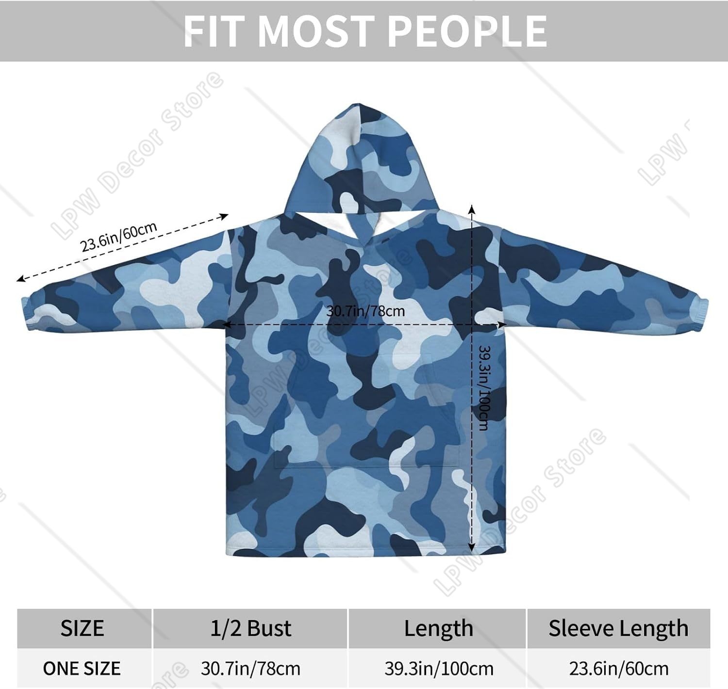 بطانية هودي كلاسيكية بطبعة الت - مراجعة Sherpa Hoodie Fleece وسعره
