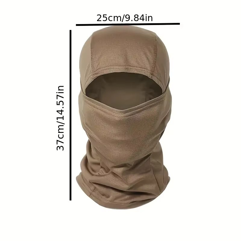 قناع وجه كامل تكتيكي مقاوم للر - مراجعة Balaclava Ski Mask وسعره
