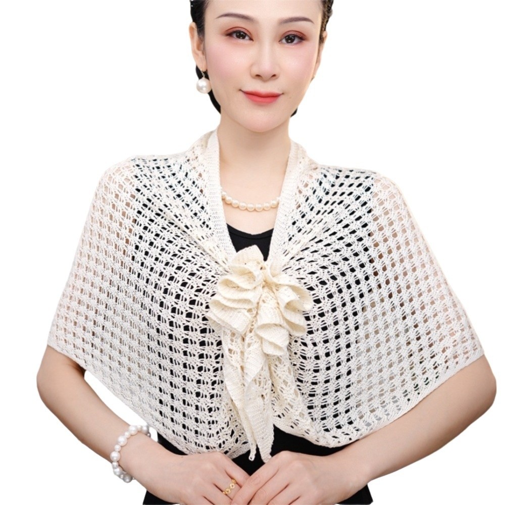 كارديجان بتصميم براق ومفرغ، بت - مراجعة Shawl Wrap Winter وسعره