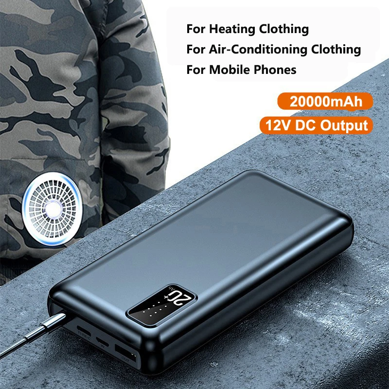 JayoWade 12 فولت تيار مستمر مخ - مراجعة Heated Vest Battery وسعره