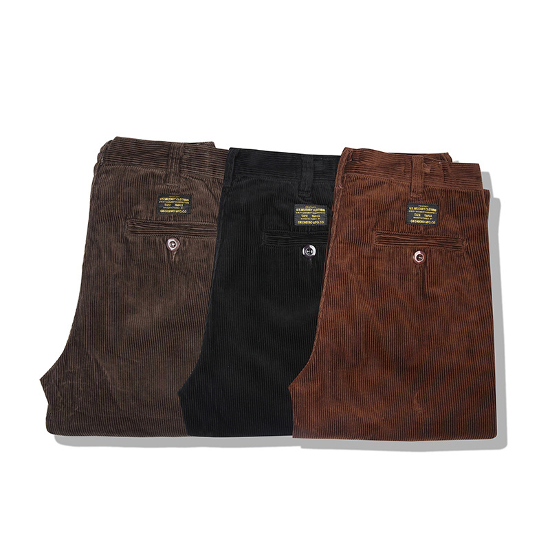 Ok1912 خريف شتاء دافئ سروال قص - مراجعة Corduroy Pant Warm وسعره