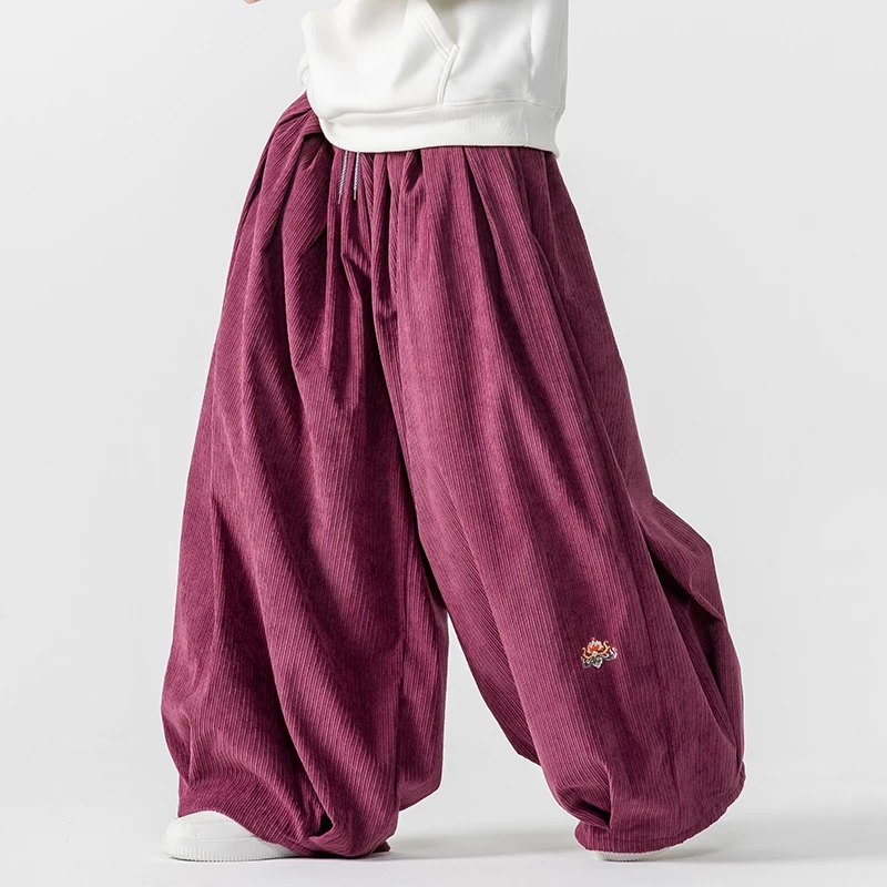 بنطلون رجالي واسع الساق من قما - مراجعة Corduroy Pant Warm وسعره