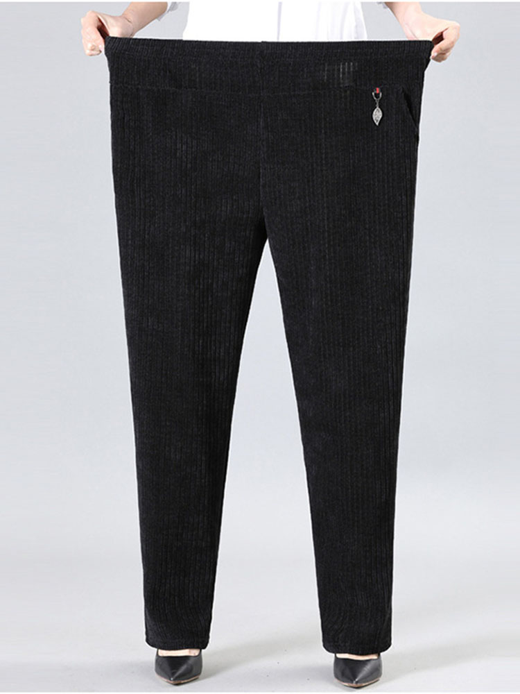 المعتاد XL-8XL سروال قصير منتص - مراجعة Corduroy Pant Warm وسعره