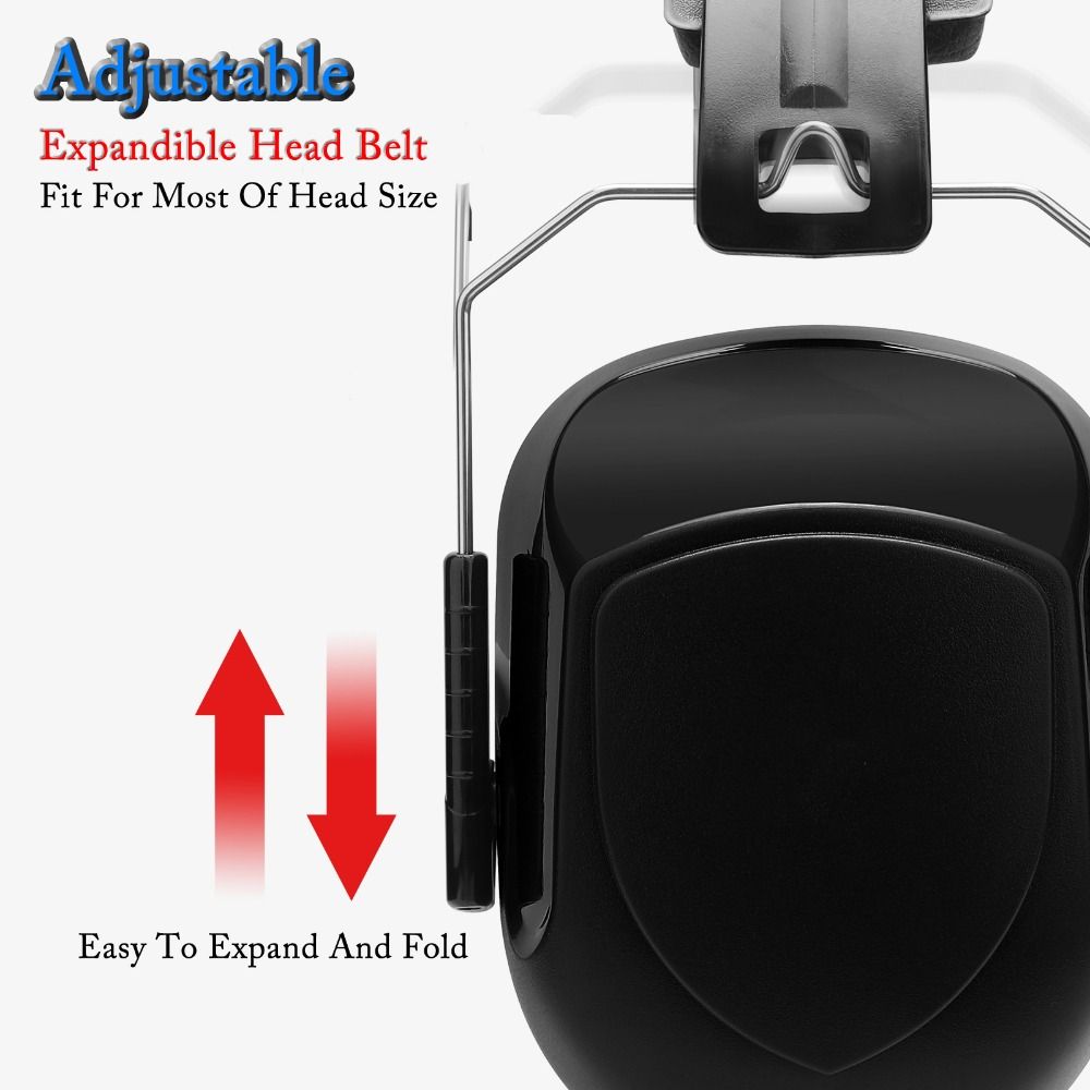 SNR-34dB غطاء للأذنين قابل للت - مراجعة Earmuffs Foldable وسعره