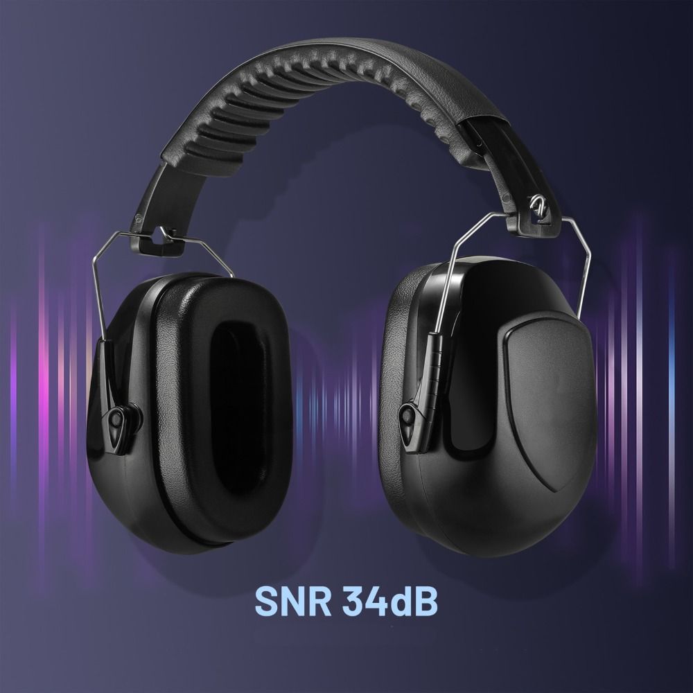 SNR-34dB غطاء للأذنين قابل للت - مراجعة Earmuffs Foldable وسعره