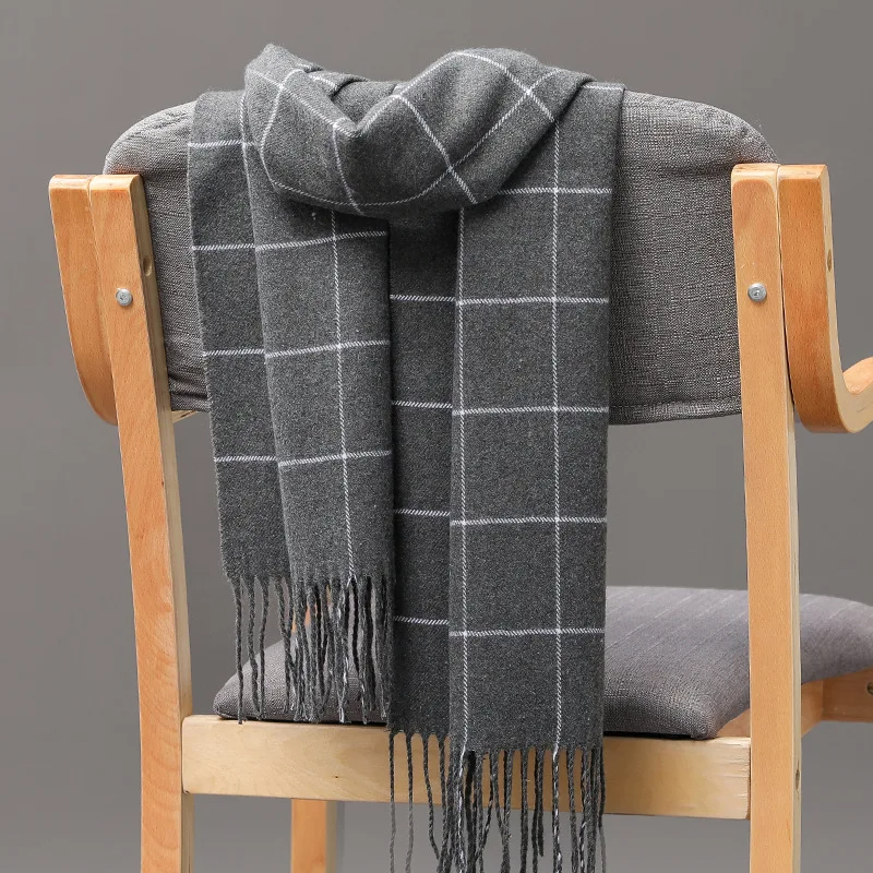 2023 جديد الشتاء الرجال وشاح ا - مراجعة Wool Scarf Men وسعره