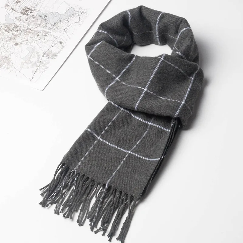 2023 جديد الشتاء الرجال وشاح ا - مراجعة Wool Scarf Men وسعره