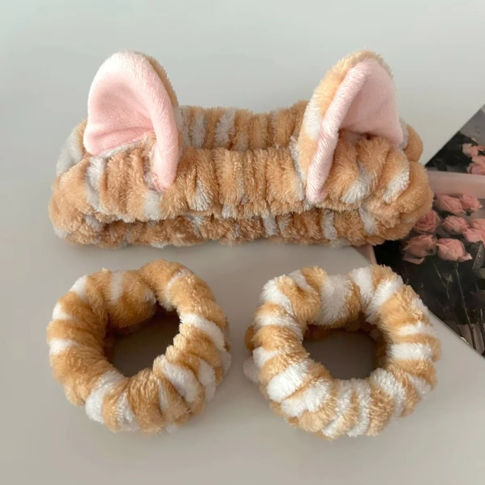 3 قطعة/المجموعة ليوبارد طباعة  - مراجعة Winter Headband Fleece وسعره
