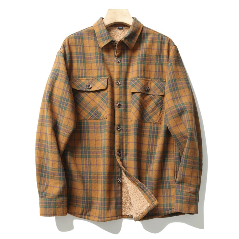 الرجال قمصان منقوشة الفانيلا س - مراجعة Flannel Shirt Lined وسعره