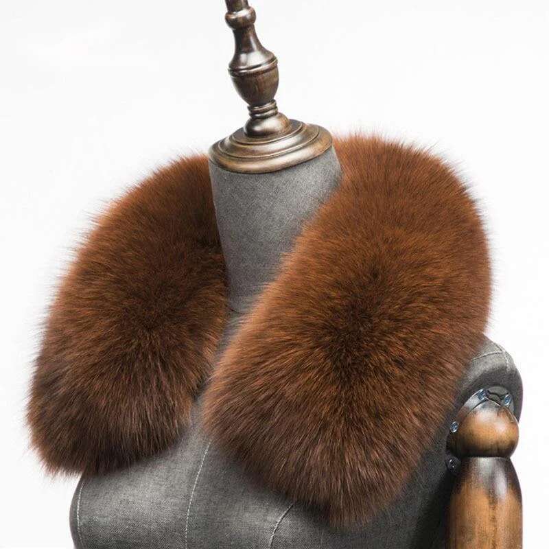 الشتاء الطبيعي الثعلب الفراء و - مراجعة Shawl Wrap Winter وسعره