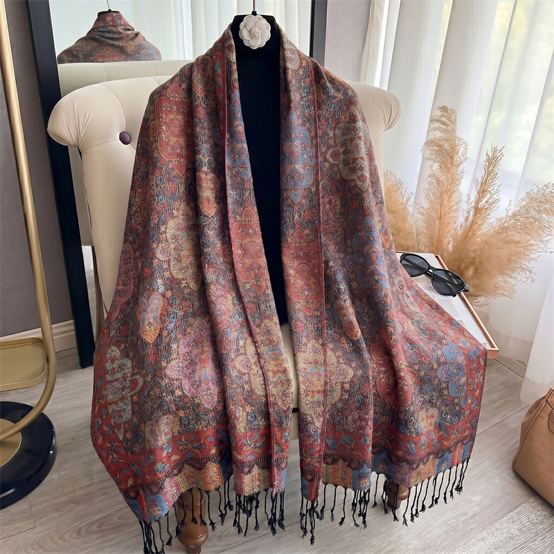 وشاح كشمير فاخر جديد للنساء لف - مراجعة Cashmere Pashmina Wrap وسعره