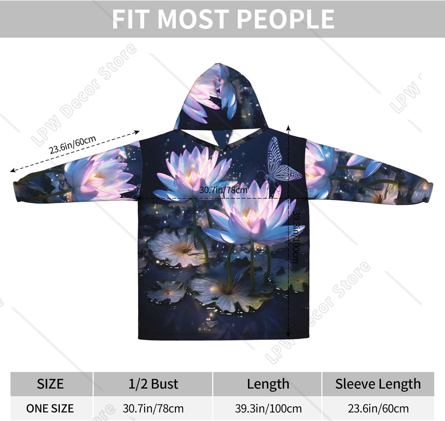 بطانية هودي فانتازي ووترليلي ق - مراجعة Sherpa Hoodie Fleece وسعره