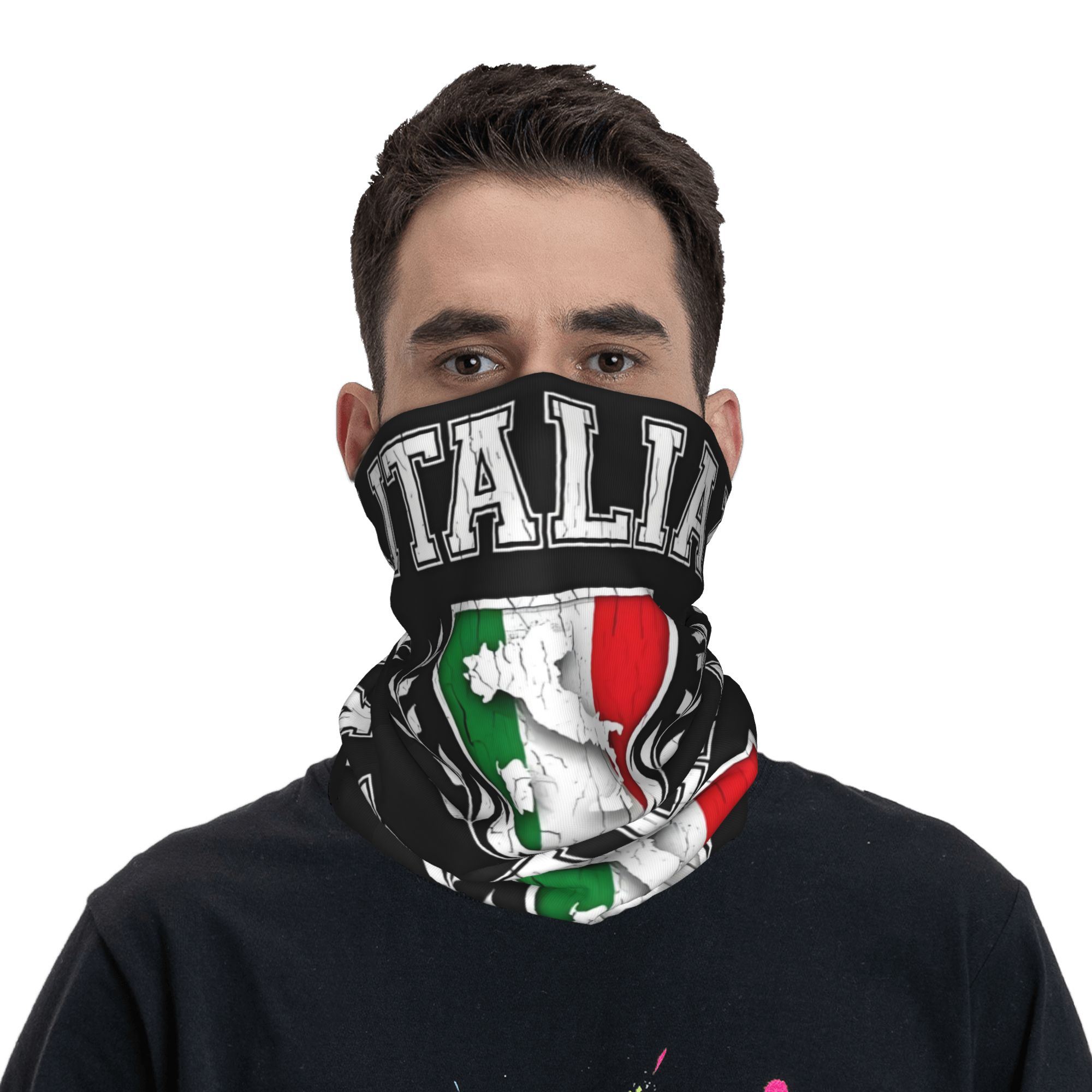 مخصص إيطاليا العلم باندانا الر - مراجعة Neck Gaiter Fleece وسعره