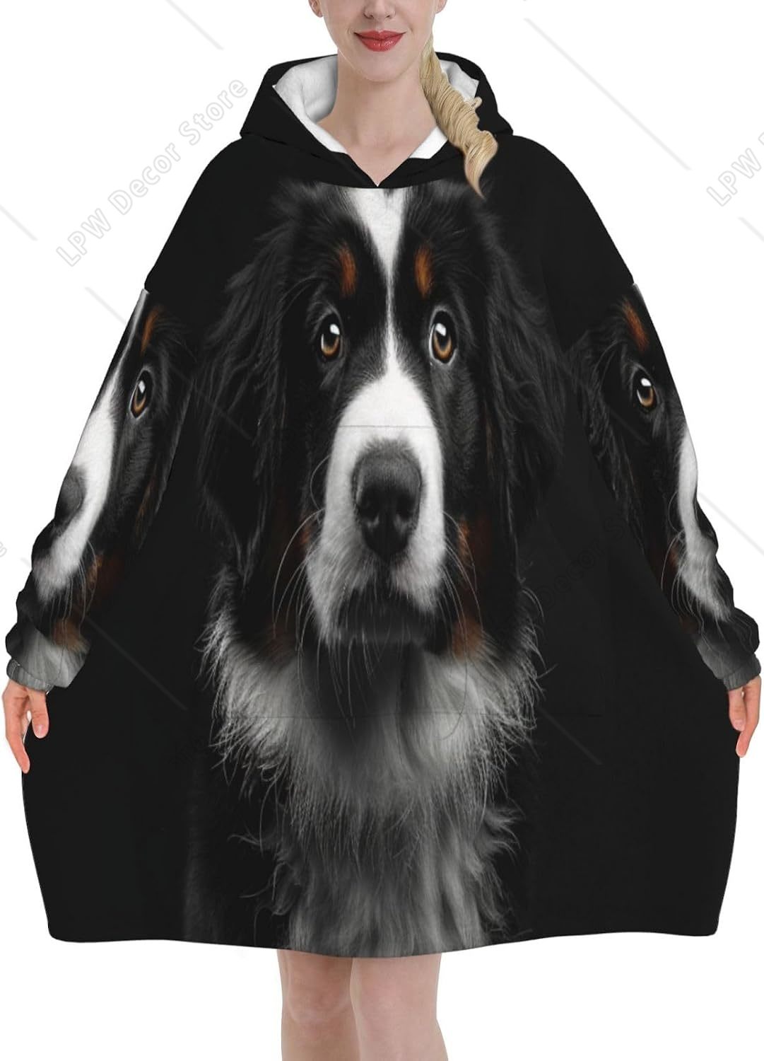 بطانية قابلة للارتداء على شكل  - مراجعة Sherpa Hoodie Fleece وسعره