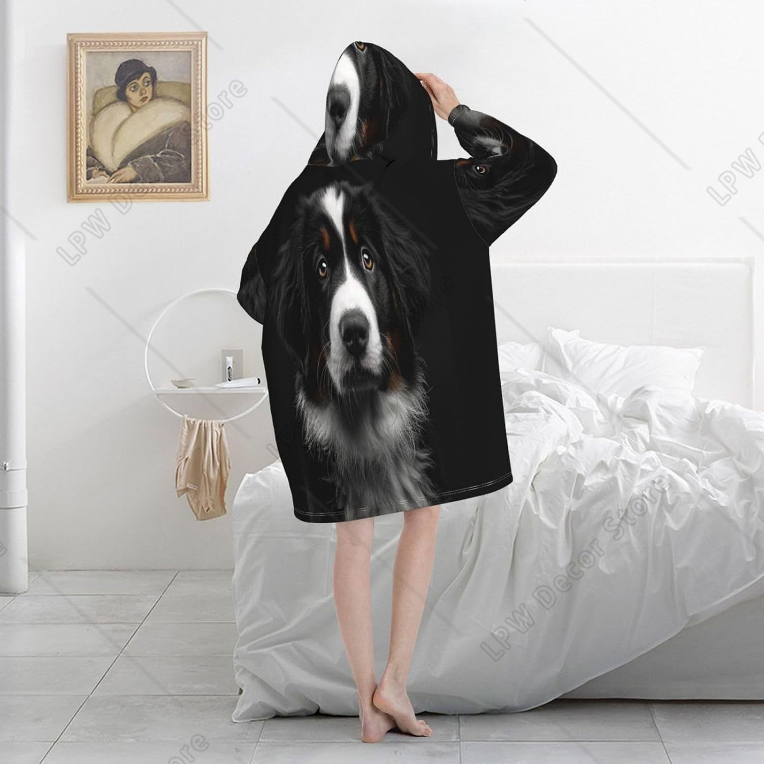 بطانية قابلة للارتداء على شكل  - مراجعة Sherpa Hoodie Fleece وسعره