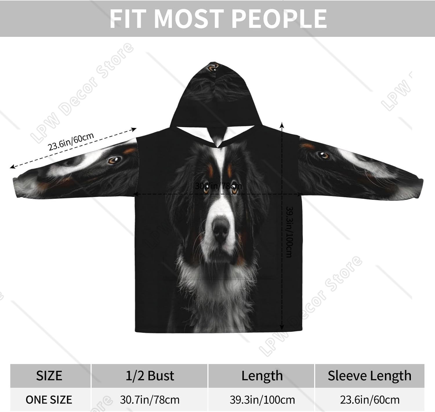 بطانية قابلة للارتداء على شكل  - مراجعة Sherpa Hoodie Fleece وسعره