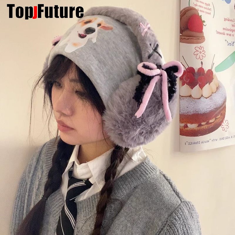Harajuku Y2k لطيف الحلو لوليتا - مراجعة Earmuffs Foldable وسعره