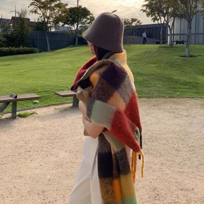 جديد فاخر شتاء سميك دافئ وشاح  - مراجعة Cashmere Pashmina Wrap وسعره