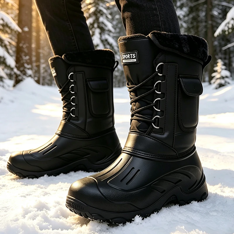 أحذية شتوية رجالية للثلج، أحذي - مراجعة Waterproof Winter Boot وسعره