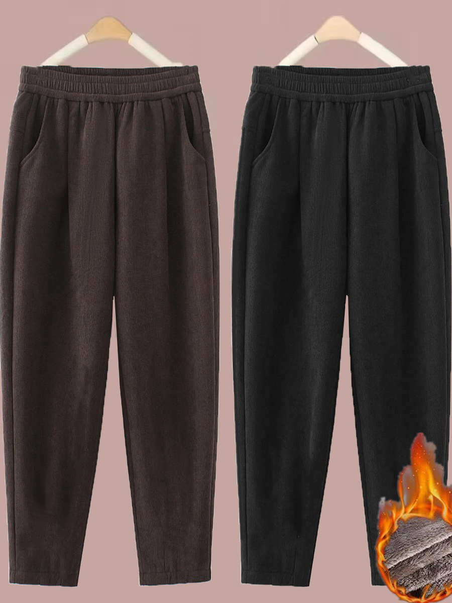 بنطلون نسائي سميك مستقيم الساق - مراجعة Corduroy Pant Warm وسعره