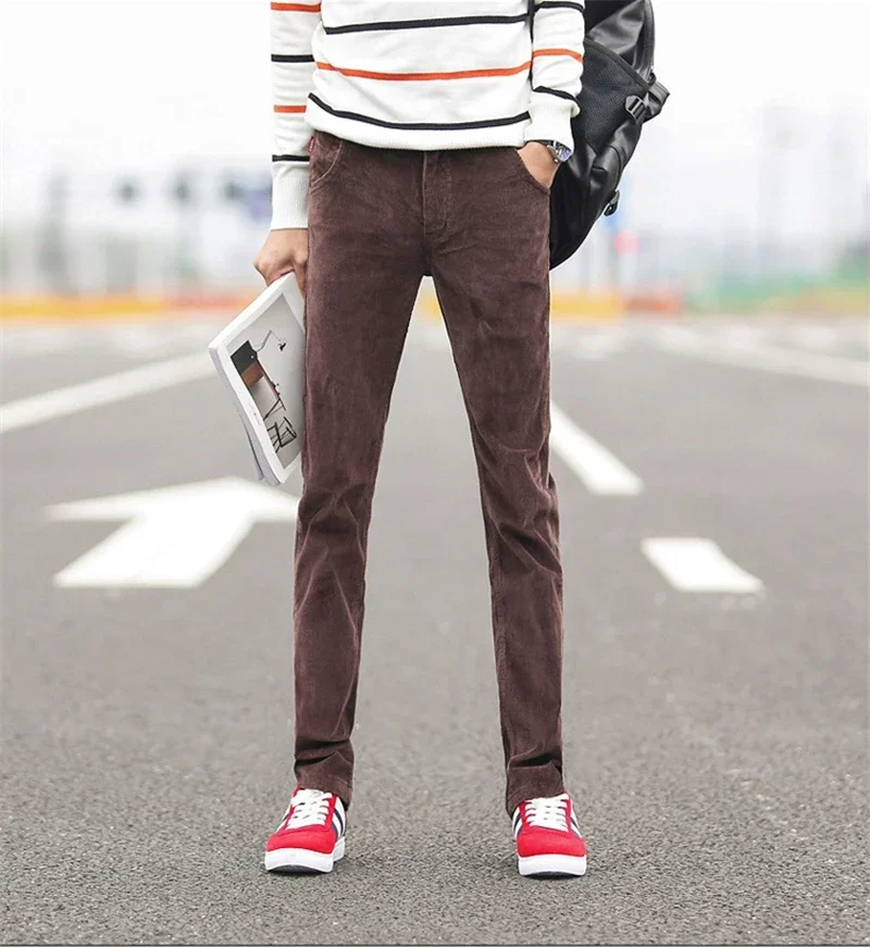 سروال قصير غير رسمي للرجال ، ب - مراجعة Corduroy Pant Warm وسعره