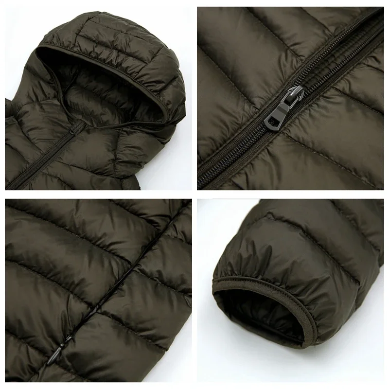أسفل سترة الرجال 2024 جديد 90% - مراجعة Down Jacket Packable وسعره