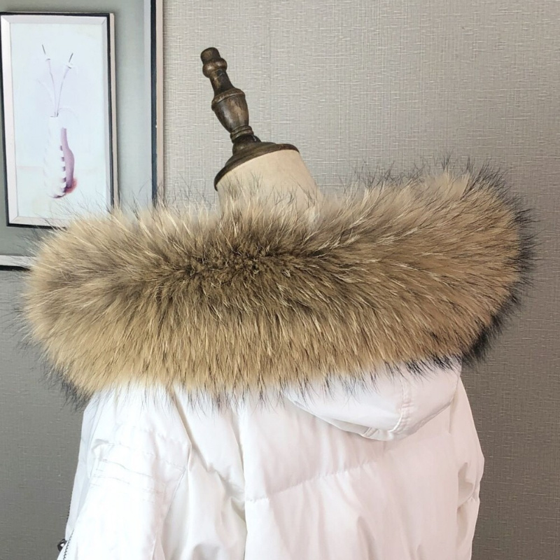 الفراء الحقيقي طوق ل معطف بارك - مراجعة Shawl Wrap Winter وسعره