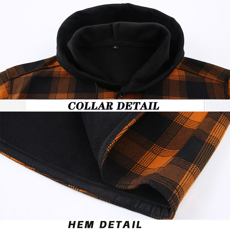 قميص QICHE من الفلانيل السميك  - مراجعة Flannel Shirt Lined وسعره