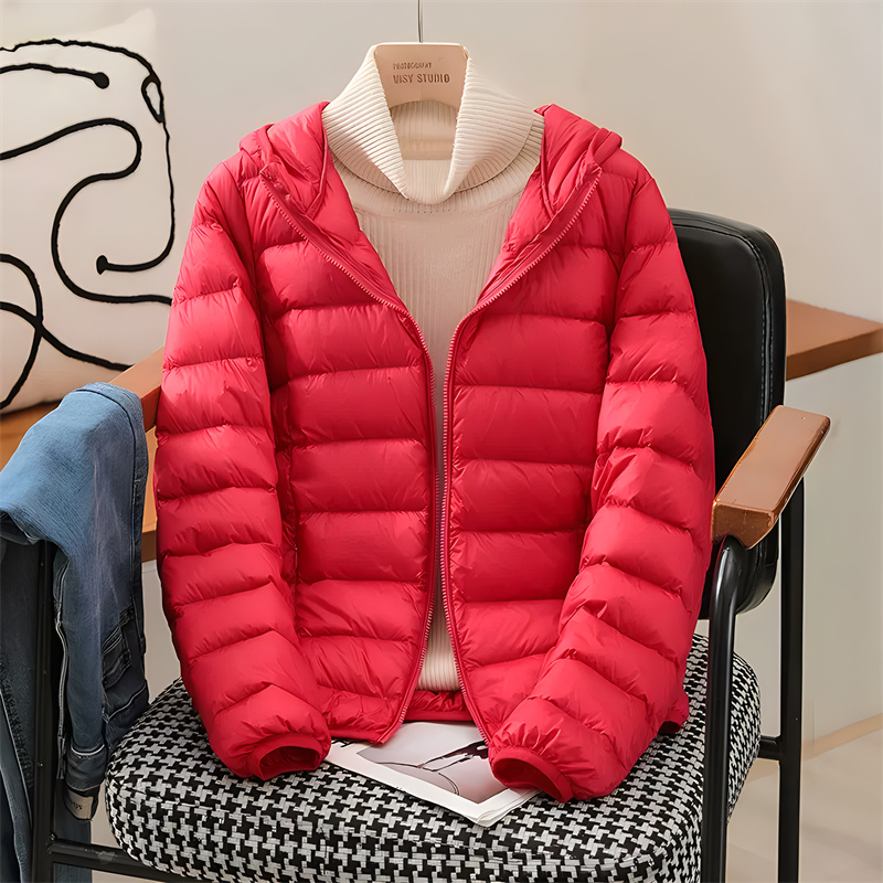 المرأة مقنعين الكورية سليم الب - مراجعة Down Jacket Packable وسعره