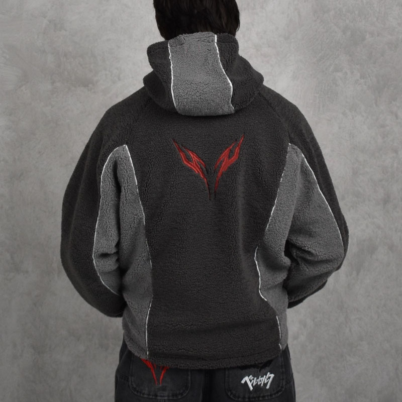 جاكيت يونيسكس بغطاء رأس من صوف - مراجعة Sherpa Hoodie Fleece وسعره