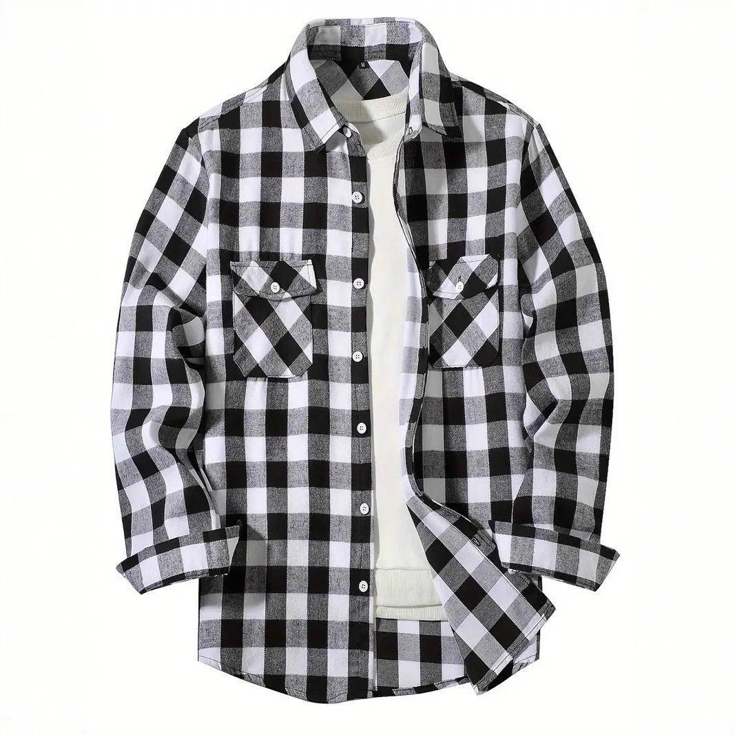 قميص رجالي مبطن بالشيربا من ال - مراجعة Flannel Shirt Lined وسعره