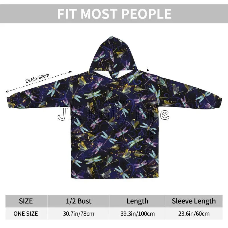 اليعسوب غالاكسي يمكن ارتداؤها  - مراجعة Sherpa Hoodie Fleece وسعره