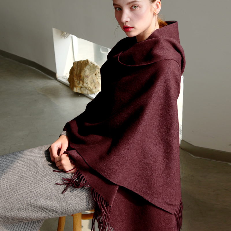 الصوف الشتاء وشاح المرأة شال أ - مراجعة Shawl Wrap Winter وسعره